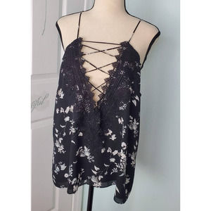 WAYF Floral & Lace Camisole Size XL